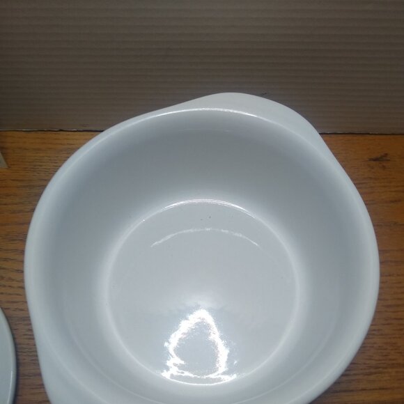 Corelle Callaway Coordinates 2.5 Qt Baking Dish Dutch Oven Lid Green Ivy Leaves - Picture 3 of 6